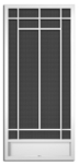 Mill Run Screen Door pca products, Q-Series, Q-1600, aluminum screen door