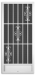 Genevieve Screen Door - T-1260+32x80+KP-8-18/14-Mesh+White+EZPull