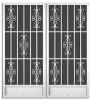 Tapestry French Screen Doors pca products, T-Series, T-1270, aluminum screen door, tapestry, French door
