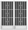 Eiffel French Screen Doors pca products, T-Series, T-1280, aluminum screen door, Eiffel, French door