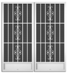 Eiffel French Screen Doors pca products, T-Series, T-1280, aluminum screen door, Eiffel, French door
