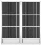 Audubon French Screen Doors pca products, T-Series, T-1300, aluminum screen door, Audubon, French door