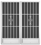 Collette French Screen Doors pca products, T-Series, T-1310, aluminum screen door, Collette, French door