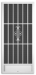 Collette Screen Door - T-1310+32x80+KP-8-18/14-Mesh+White+EZPull